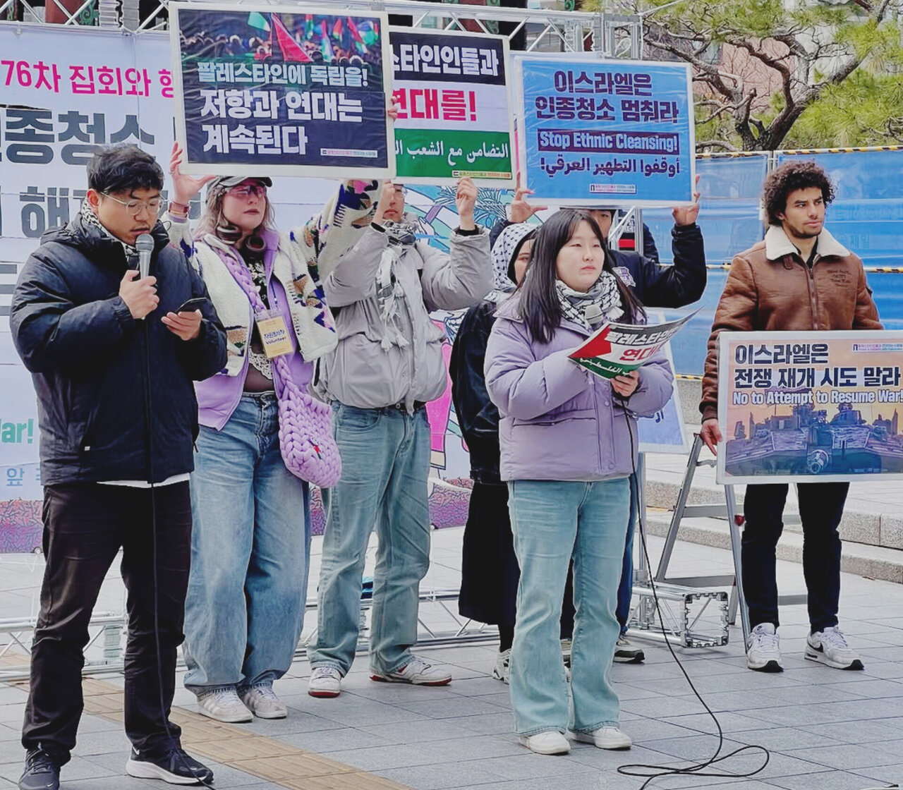 비디오 | 3월16일 팔레스타인 연대 76차 서울 집회 비디오 | 3월16일 팔레스타인 연대 76차 서울 집회
