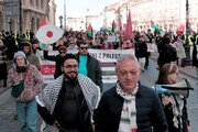 Gambar| Demonstrasi Solidariti Dengan Rakyat Palestin Di Warsaw