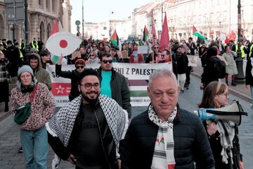Gambar| Demonstrasi Solidariti Dengan Rakyat Palestin Di Warsaw