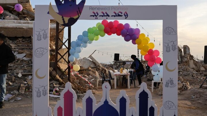 تقرير مصور/ افطار جماعي بين الأنقاض في بلدة كفر شوبا اللبنانية