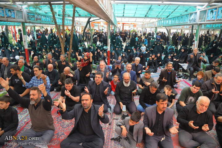 گزارش تصویری | مراسم آغاز سال تحویل نو در گلزار شهدای شهر قم