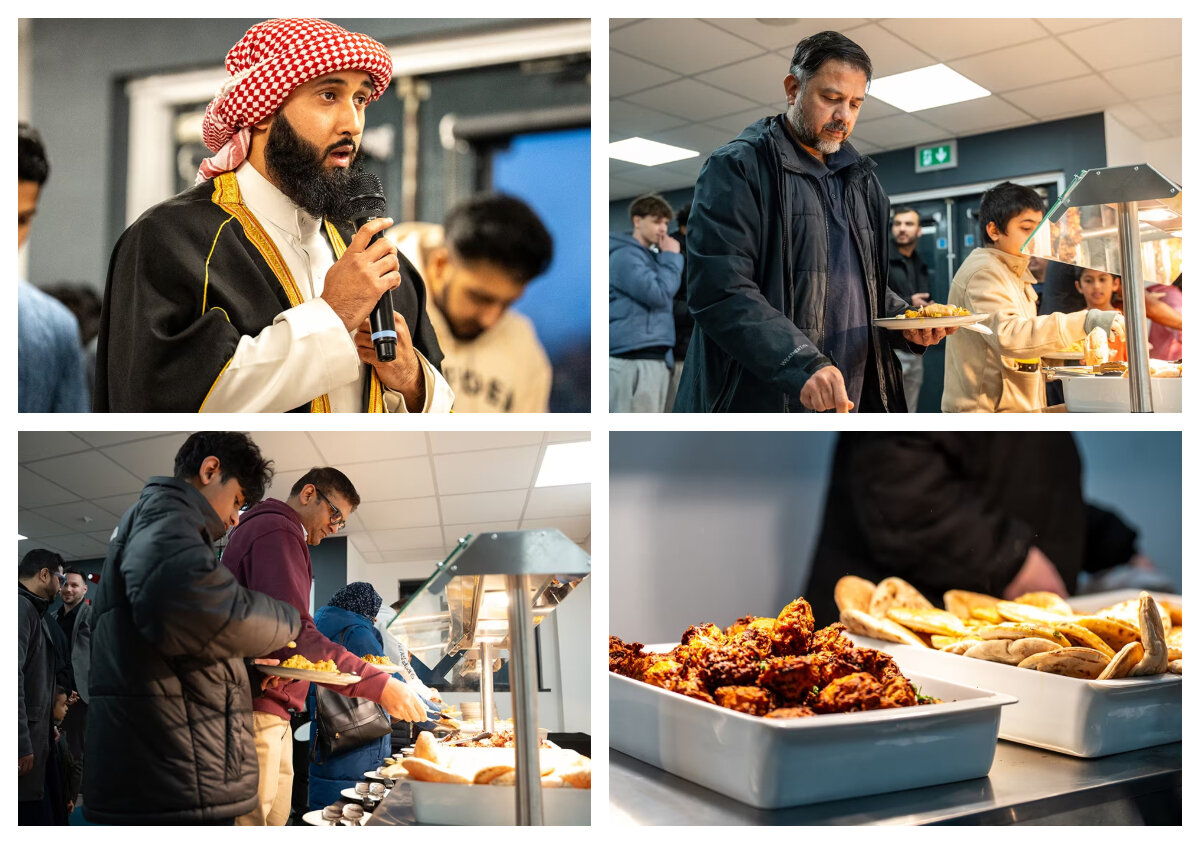 اولین ضیافت افطاری باشگاه فوتبال «بریستول روورز» برای روزهداران + تصاویر