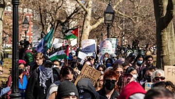 Des étudiants manifestent aux États-Unis pour exiger la libération de Jalil et Khan Suri