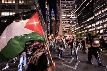 米国の抗議者ら、ガザでのイスラエルの大量虐殺再開を非難