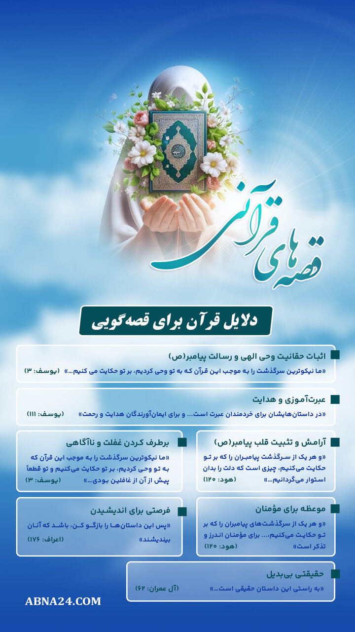 اینفوگرافی | دلایل قرآن برای قصهگویی