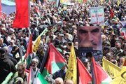 Bidiyoyin Yadda Aka Fara Gudanar Da Tattakin Ranar Qudus 2025 A Biranen Iran 