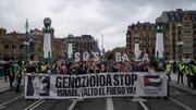 Birane 80 A Spain Ne Aka Gudanar Da Zanga-Zangar Yin Tir Da Kisan Kiyashin Isra'ila A Gaza