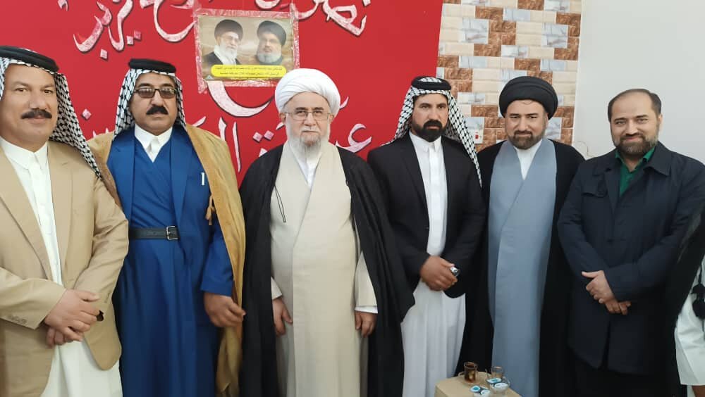 شیوخ عشایر عراق با دبیرکل مجمع جهانی اهلبیت(ع) دیدار کردند + تصاویر