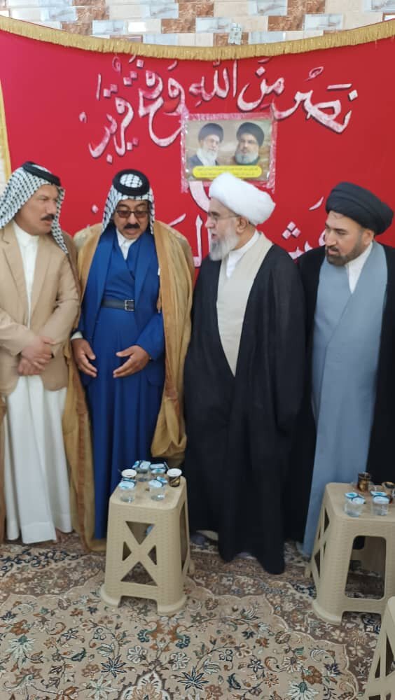 شیوخ عشایر عراق با دبیرکل مجمع جهانی اهلبیت(ع) دیدار کردند + تصاویر