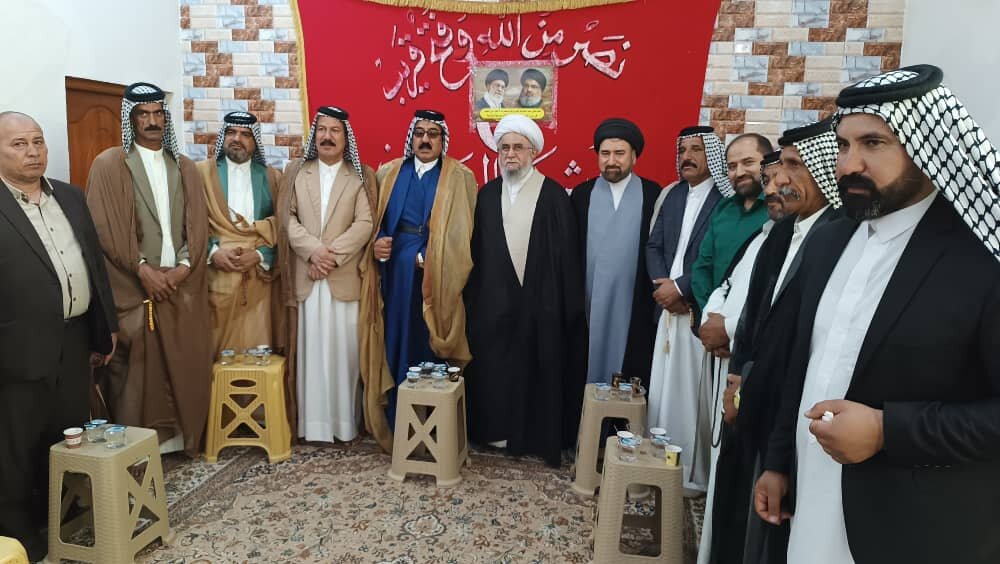 شیوخ عشایر عراق با دبیرکل مجمع جهانی اهلبیت(ع) دیدار کردند + تصاویر