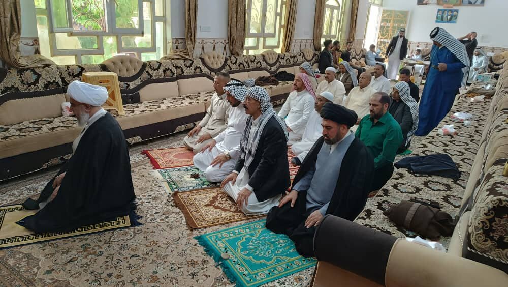 شیوخ عشایر عراق با دبیرکل مجمع جهانی اهلبیت(ع) دیدار کردند + تصاویر