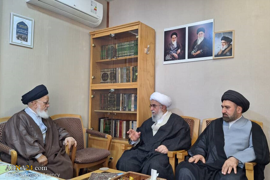 آیتالله رمضانی با نماینده مقام معظم رهبری در عراق دیدار کرد