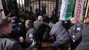 Kolumbiya Universitetinin tələbələri fələstinli fəal Mahmud Xəlilin azad edilməsi üçün növbəti mitinq keçirib \ Foto xəbər