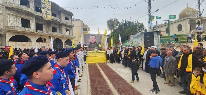 تقرير مصور/ تشييع جثمان الشهيد المجاهد ""علي ذياب ايوب" في جنوب لبنان