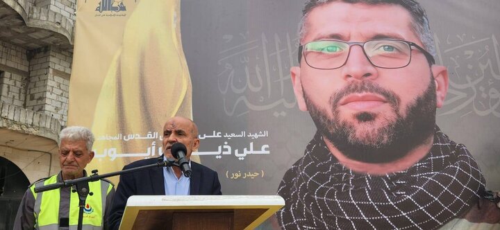 تقرير مصور/ تشييع جثمان الشهيد المجاهد ""علي ذياب ايوب" في جنوب لبنان