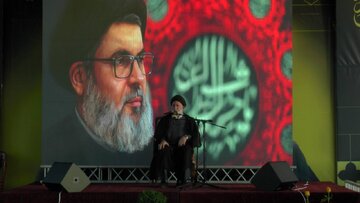 عکس خبری | مراسم بزرگداشت اربعین تشییع پیکر شهید «سیدهاشم صفی‌الدین» در جنوب لبنان