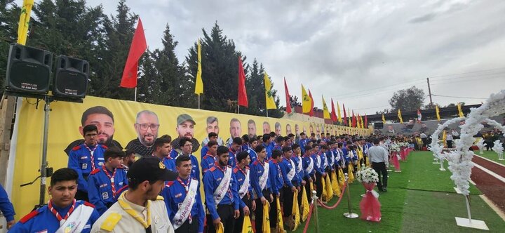 Photos: Funeral ceremony of 14 Hezbollah martyrs held in Blida, Lebanon