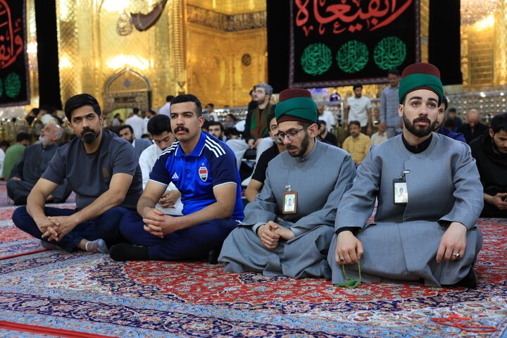 إقامة مجلس عزاء بمناسبة فاجعة هدم قبور أئمة البقيع (ع)  في صحن أبي الفضل العباس (ع)