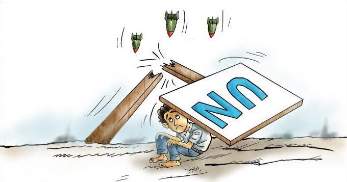 Katuni | Hakuna njia ya kutokea na kukimbia huko Gaza Katuni | Hakuna njia ya kutokea na kukimbia huko Gaza