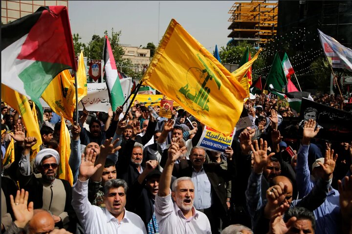 Siyonist İsrail'in Gazze saldırıları İran'da protesto