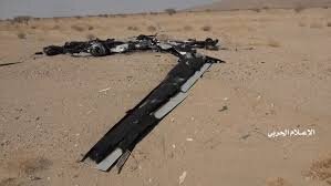 فيديو | مشهد من اسقاط طائرة امريكية نوع mq9 في محافظة الجوف شمال اليمن
