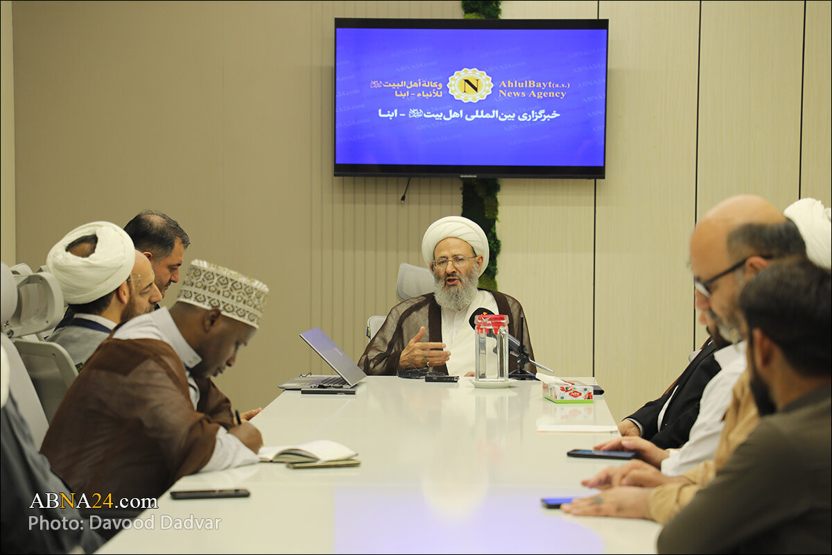 Mjumbe wa Jumuiya ya Walimu wa Seminari ya Qom ametembelea Shirika la Habari la ABNA | Ayatollah Faqihi amesisitiza umuhimu wa uaminifu katika Habari