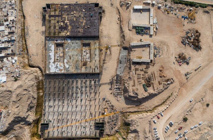 العتبة العلوية المقدسة تشرف على إنشاء مشروع " مرآب النجف الكبير"