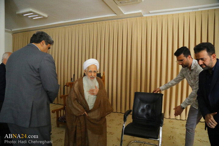 گزارش تصویری دیدار با آیت الله جوادی آملی
