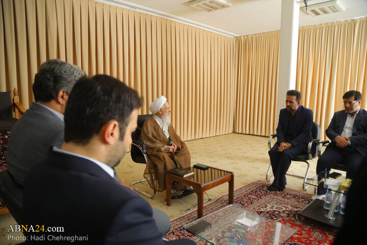 گزارش تصویری دیدار با آیت الله جوادی آملی
