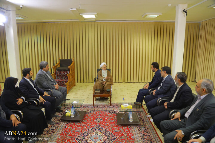 گزارش تصویری دیدار با آیت الله جوادی آملی