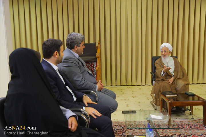 گزارش تصویری دیدار با آیت الله جوادی آملی
