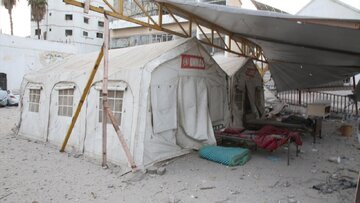 写真報道｜シオニスト勢力、ガザ地区の「アル・マアマダーニー病院」を攻撃