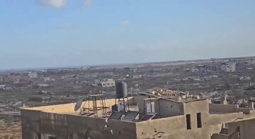 فيديو | جندي من جيش الاحتلال ينشر مقطع فيديو من مدينة رفح یظهر حجم الدمار في المنطقة