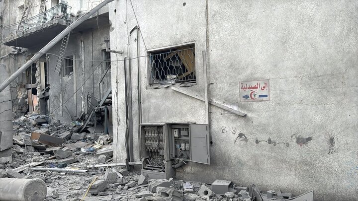 تقرير مصور/ تدمير مستشفى المعمداني في غزة بقنابل ثقيلة صهيونية