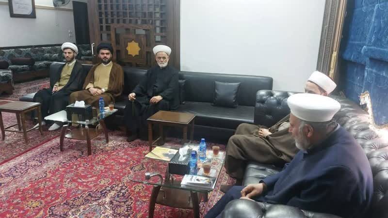 وفد الهيئة الإسلامية الفلسطينية يزور مكتبُ سماحة المرجع اليعقوبي في بيروت