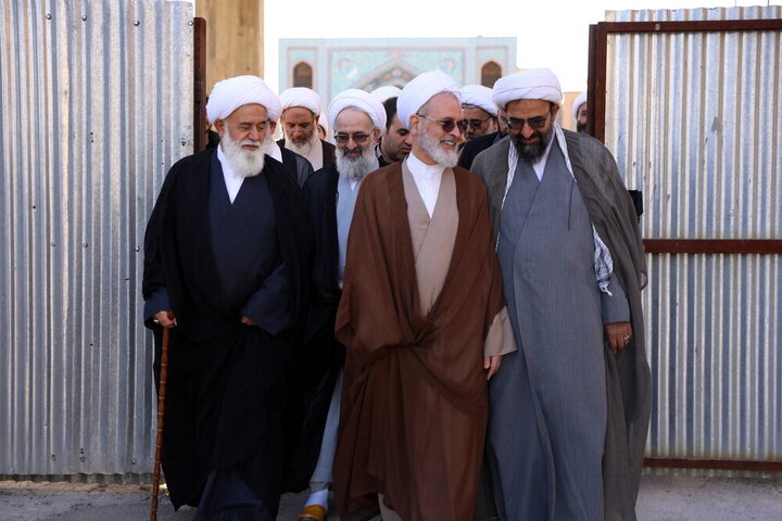 حضور آیت‌الله اعرافی در حرم حضرت عبدالعظیم