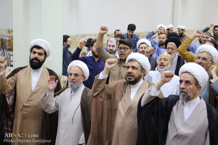 Photos: Isfahan clerics gather to condemn crimes of Zionist regime