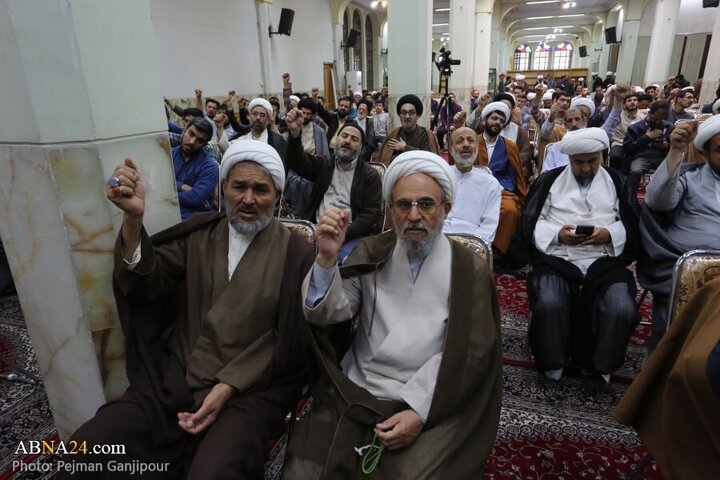 Photos: Isfahan clerics gather to condemn crimes of Zionist regime