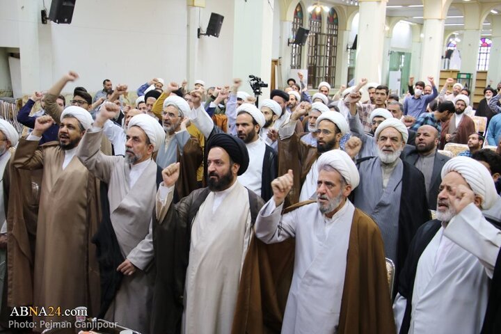 Photos: Isfahan clerics gather to condemn crimes of Zionist regime