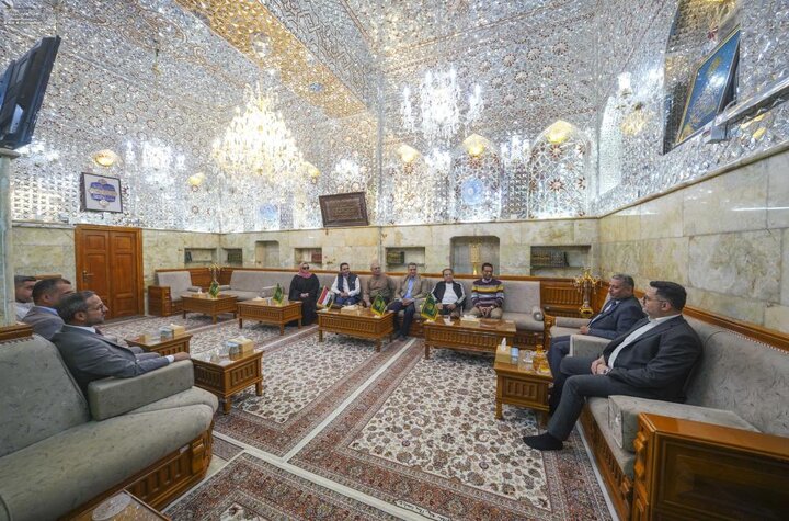 تقرير مصور/ زيارة الوفد الجامعي من مصر الى العتبة العلوية المقدسة في النجف الأشرف