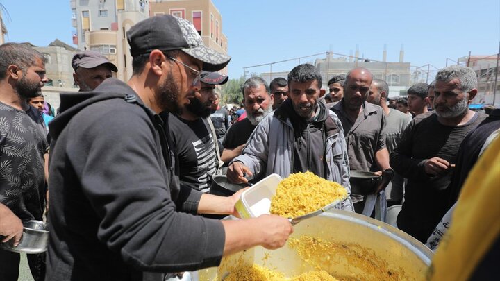 کمبود غذا در اردوگاه آوارگان النصیرات