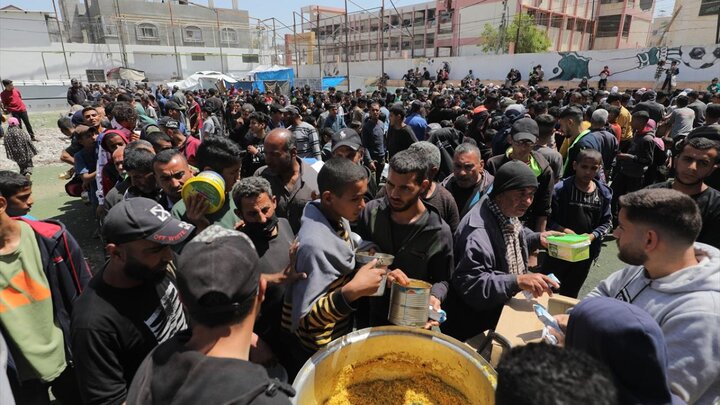 کمبود غذا در اردوگاه آوارگان النصیرات