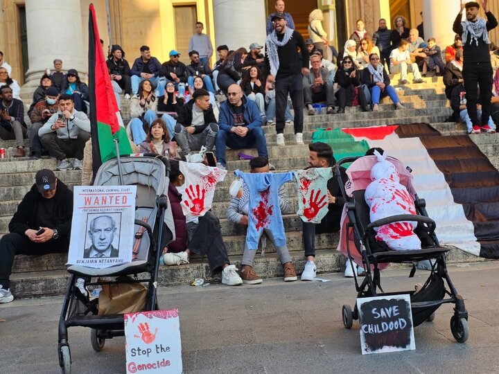 استمرار الفعاليات المساندة لفلسطين والرافضة للحرب على غزة في بروكسل