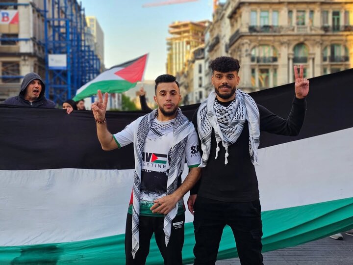 استمرار الفعاليات المساندة لفلسطين والرافضة للحرب على غزة في بروكسل