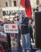 Photos: Demonstration in support of Palestine held in Albanian capital