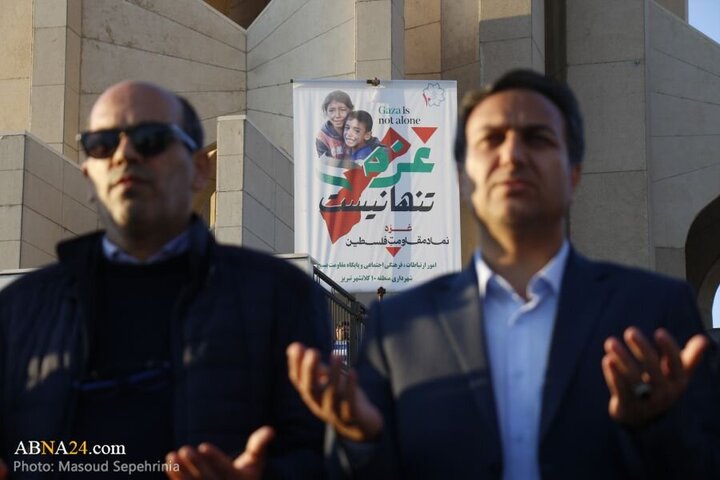 Photos: Tabriz media activists, journalists gather in support of oppressed people of Gaza