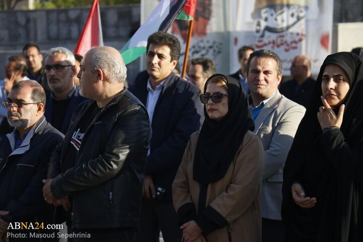 Photos: Tabriz media activists, journalists gather in support of oppressed people of Gaza