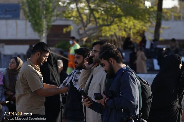 Photos: Tabriz media activists, journalists gather in support of oppressed people of Gaza