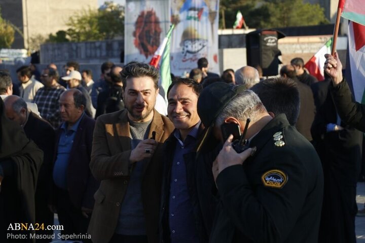 Photos: Tabriz media activists, journalists gather in support of oppressed people of Gaza
