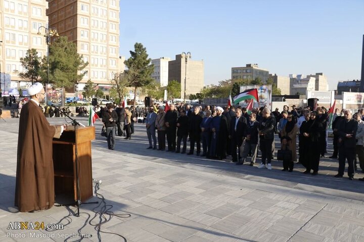 Photos: Tabriz media activists, journalists gather in support of oppressed people of Gaza